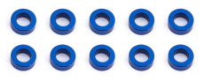 Ballstud podložky, 5,5x2,0mm, modré alu, 10 ks