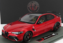 Bbr-models Alfa romeo Giulia Gtam 2020 - Con Vetrina - S vitrínou 1:18 Rosso Gta - Red Met