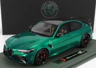 Bbr-models Alfa romeo Giulia Gtam 2020 - Con Vetrina - S vitrínou 1:18 Verde Montreal - Green Met