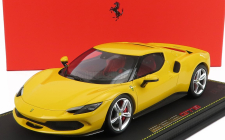Bbr-models Ferrari 296 Gtb Hybrid 830hp V6 2021 - Con Vetrina - S vitrínou 1:18 Giallo Modena - žltá