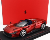 Bbr-models Ferrari Daytona Sp3 Open Roof Icona 2022 - Con Vetrina - S vitrínou 1:18 Rosso Magma - Red Met