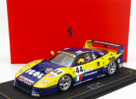 Bbr-models Ferrari F40 Gte 3.5l Turbo V8 Team Ennea Srl Igol N 44 24h Le Mans 1996 L.della Noce - A.olofsson - C.rosenblad 1:18 Žlto-modrá