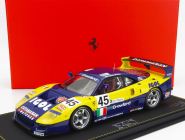 Bbr-models Ferrari F40 Gte 3.5l Turbo V8 Team Ennea Srl Igol N 45 24h Le Mans 1996 J.m.gounon - E.bernard - P.belmondo 1:18 žlto-modrá