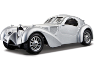 Bburago Bugatti 1:24 strieborná