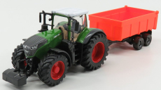 Bburago Fendt Vario 1000 Traktor s prívesom 2016 1:50 Zelená sivá červená