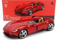 Bburago Ferrari Monza Sp1 2018 - Exkluzívny model auta 1:18 Red Met