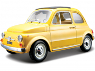 Bburago Fiat 500F 1965 1:24 žltá