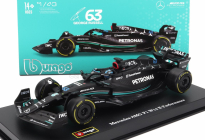 Bburago Mercedes gp F1 W14 Team Mercedes-amg Petronas F1 N 63 1:43, čierna