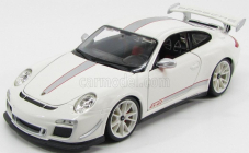 Bburago Porsche 911 997-2 Gt3 Rs 4.0 Coupe 2012 1:18 bielo strieborná