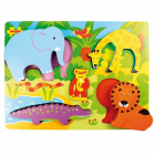 Bigjigs Toys Drevené puzzle Safari