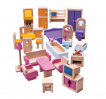 Bigjigs Toys Drevený nábytok pre domček pre bábiky