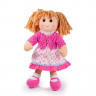 Bigjigs Toys Látková bábika Becky 38 cm
