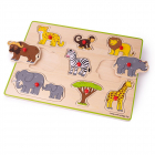 Bigjigs Toys Vložiť puzzle safari