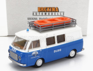 Brekina plast Fiat 238 Half Van Dlrg 1965 1:87 Modrá biela
