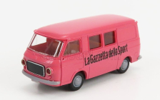 Brekina plast Fiat 238 Half Van La Gazzetta Dello Sport 1969 1:87 Ružová