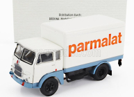 Brekina plast Fiat 642 Truck Cassonato Parmalat 1962 1:87 Biela Svetlomodrá