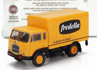 Brekina plast Fiat 642 Truck Cassonato Pasta Fredella 2-assi 1962 1:87 žltá čierna
