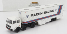 Brekina plast Fiat 691 T Truck Team Lancia Martini Racing Car Transporter 1970 1:87 Biela