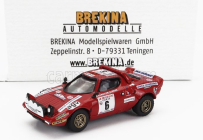 Brekina plast Lancia Stratos Hf (nočná verzia) N 6 Winner Rally Tour De Corse 1975 Bernard Darniche - Alain Mahe 1:87 Červená