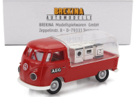 Brekina plast Volkswagen T1b Pick-up Aeg 1960 1:87 Červená