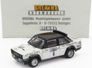 Brekina plastic Fiat 131 Abarth N 6 Rally Rac Lombard 1977 Timo Makinen - Henry Liddon 1:87 Biela Čierna