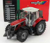 Britský traktor Massey ferguson 65.180 2018 1:32 červeno-sivý