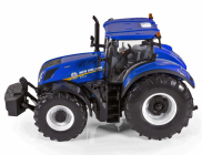 Britský traktor New holland T7.315 2018 1:32 modrý čierny