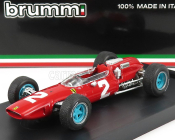 Brumm Ferrari F1 158 N 2 Winner Italy Gp John Surtees 1964 Majster sveta 1:43 Červená