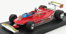 Brumm Ferrari F1 312t4 N 11 Víťaz majstrovstiev sveta v Monze Taliansko 1979 Jody Scheckter 1:43 Červená
