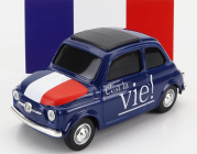 Brumm Fiat 500 Voila - C'est La Vie 1:43 Modrá