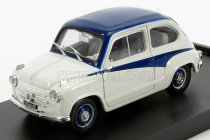 Brumm Fiat 600 750 Derivazione Abarth 1956 1:43 šedo-modrá