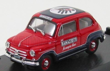 Brumm Fiat 600 D Commerciale Ramazzotti 1960 1:43 Červená modrá
