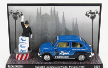 Brumm prom Fiat 600d Baci Perugina 1960 - La Befana Del Vigile 1:43 Modrá čierna