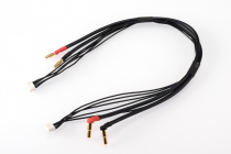 Čierny nabíjací kábel 4S G4/G5-4S/XH - krátky 400 mm - (4 mm, 5-pin XH)