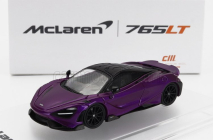 Cm-models Mclaren 765lt so závodnou sadou kolies 2020 1:64 fialová čierna