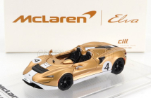 Cm-models Mclaren Elva N 4 Racing 2020 1:64 zlatá biela