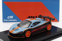 Cm-models Mclaren P1 Gtr N 0 2015 1:64 čierna svetlo modrá oranžová