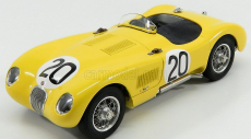 Cmc Jaguar C-type Spider 3.4l Team Ecurie Francorchamps N 20 9. ročník 24h Le Mans 1953 Roger Laurent - Charles De Tornaco 1:18 žltá