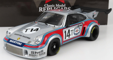Cmr Porsche 911 930 Carrera Rsr Turbo 2.1l Team Martini Racing N 14 24h Spa 1974 H.muller - G.van Lennep 1:12 Strieborná červená modrá