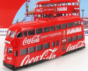 Corgi Blackpool Decker Double Tram Bus Coca-cola Open Happiness 1934 1:76 červená biela