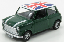 Corgi Mini Cooper 1961 - Anglická vlajka 1:36 Zelená