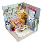 Detský miniatúrny domček Obývacia izba Slnečný lúč