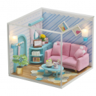 Detský miniatúrny domček Slnečná obývacia izba