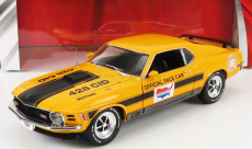 Diaľnica61 Ford usa Mustang Mach-1 428 Cid Coupe 1970 Oficiálne Pace Car Michigan Speedway International 1:18 Oranžová čierna