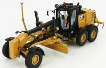 Dm-models Caterpillar Cat150 Ruspa Livellatrice Gommata - škrabací traktor, motorový grejder 1:50 žltá čierna