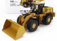 Dm-models Caterpillar Cat982xe Ruspa Gommata - škrabací traktor - kolesový nakladač 1:50 žltá čierna
