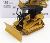 Dm-models Caterpillar Catd5 Lgp protipožiarny buldozér Ruspa Cingolata - škrabací traktor 1:50 žltá čierna