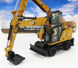 Dm-models Caterpillar Catm318 Escavatore Gommato - hydraulické rýpadlo 1:50 žlté čierne