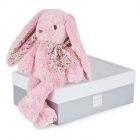 Doudou Histoire d´Ours Plyšová hračka ružový králik 40 cm