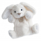 Doudou Histoire d'Ours Plyšový biely králik 25 cm